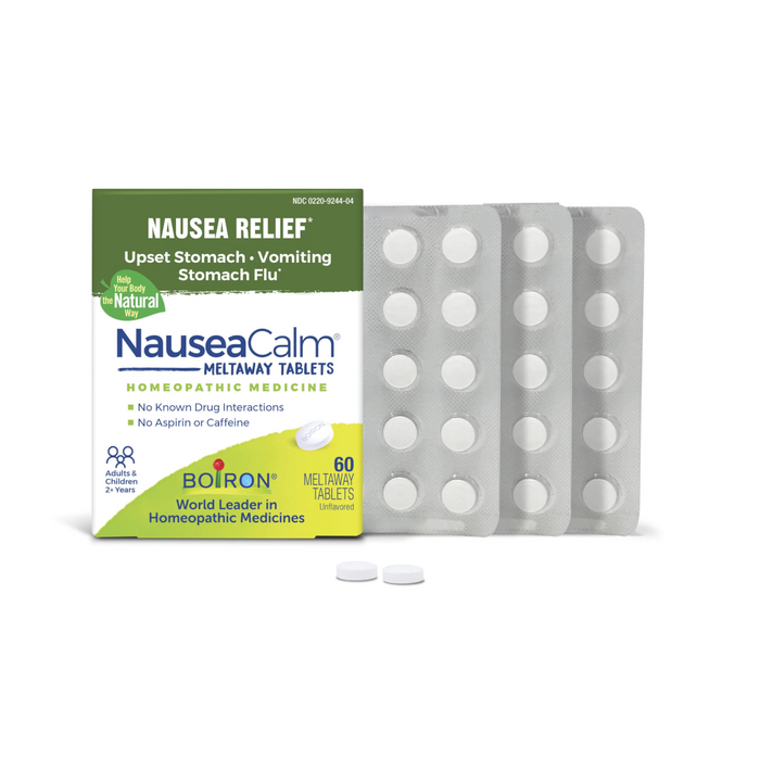 Boiron Homeopathics NauseaCalm - 60 Meltaway Tablets