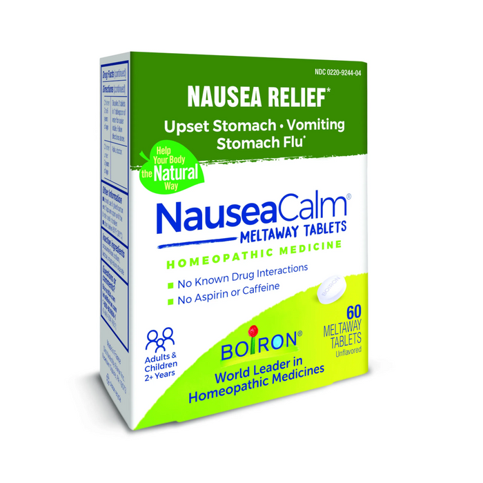 Boiron Homeopathics NauseaCalm - 60 Meltaway Tablets