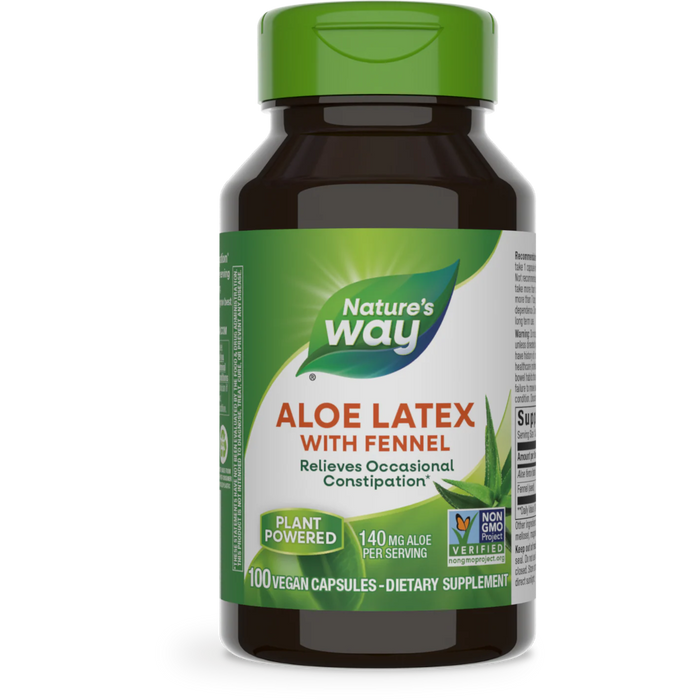 Nature's Way Aloe Vera - 100 Capsules - Health As It Ought to Be