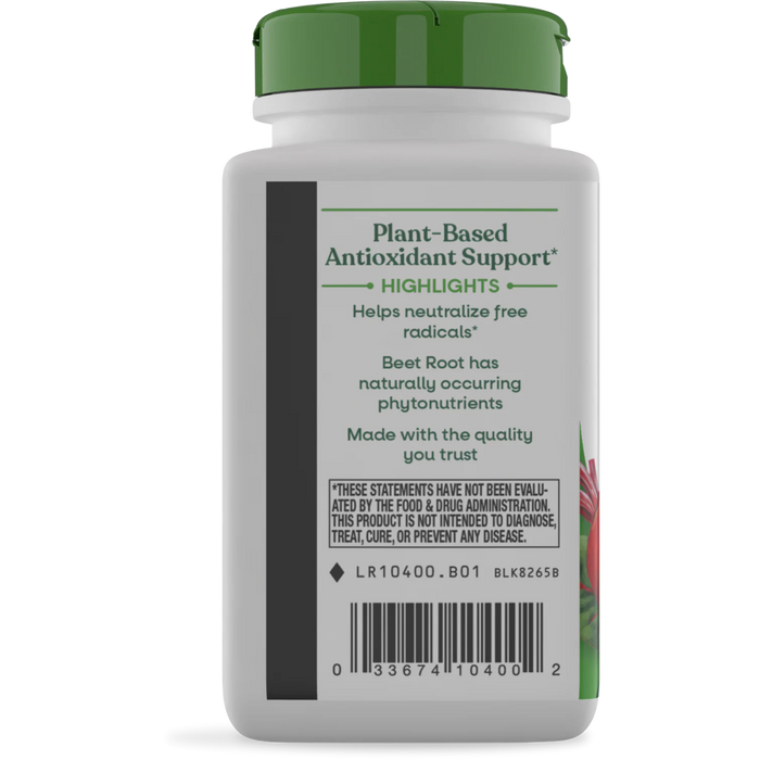 Nature's Way Beet Root - 100 vegan Capsules - Health As It Ought to Be