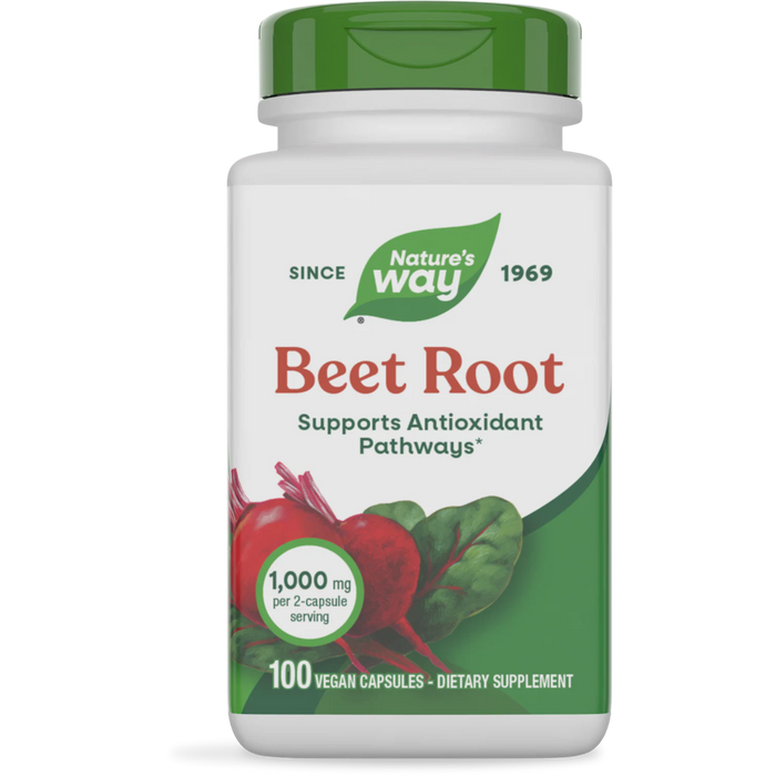 Nature's Way Beet Root - 100 vegan Capsules - Health As It Ought to Be