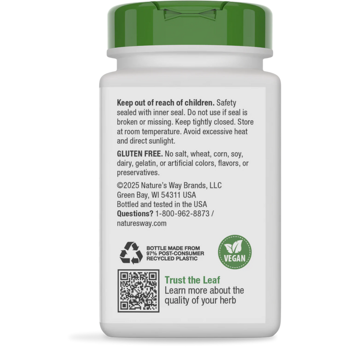 Nature's Way Ginger Root 1,100mg - 100 Capsules - Health As It Ought to Be