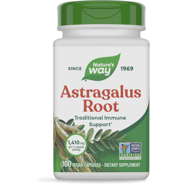 Nature's Way Astragalus 470 mg - 100 Capsules - Health As It Ought to Be