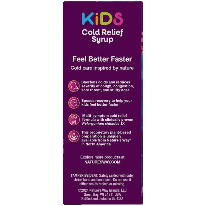 Nature's Way Umcka ColdCare Kids Cherry Syrup - 4 oz - Health As It Ought to Be