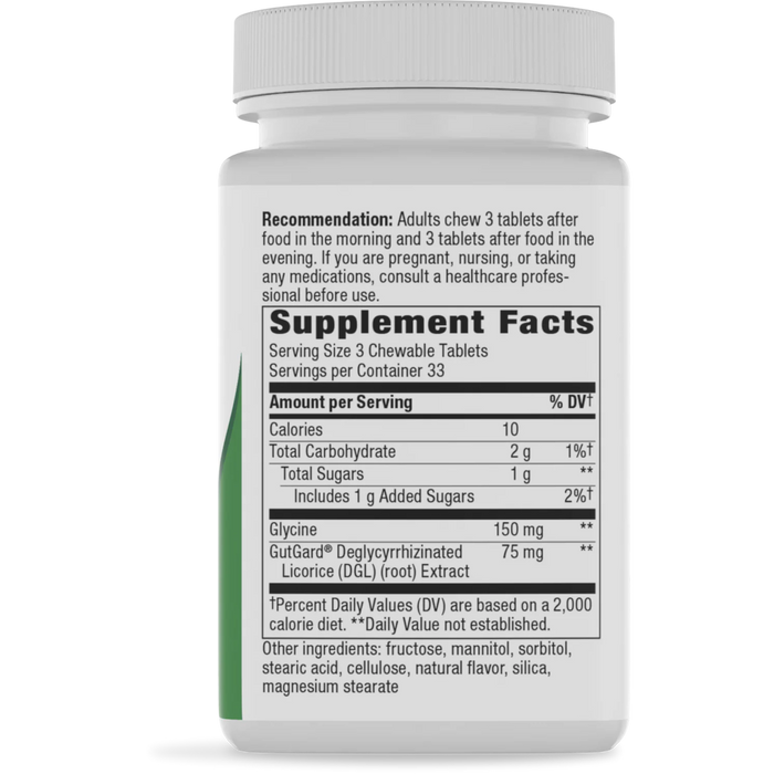 Nature's Way DGL Licorice Flavored - 100 Chewable Tablets - Health As It Ought to Be