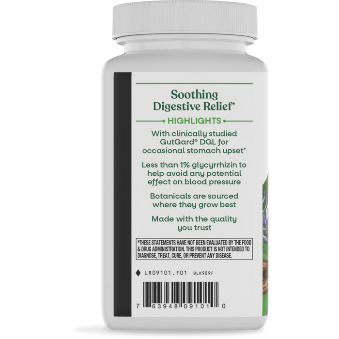 Nature's Way DGL Ultra German Chocolate  Flavored Extra Strength Digestive Relief - 90 Chewable Tablets