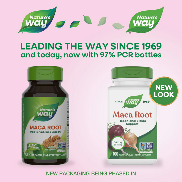 Nature's Way Maca Root 525 mg - 100 Capsules