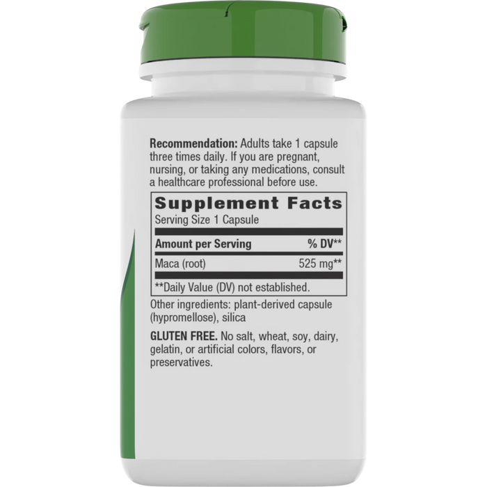 Nature's Way Maca Root 525 mg - 100 Capsules