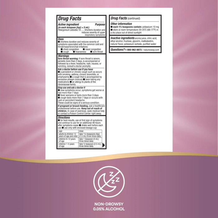 Nature's Way Umcka ColdCare Kids Cherry Syrup - 4 oz