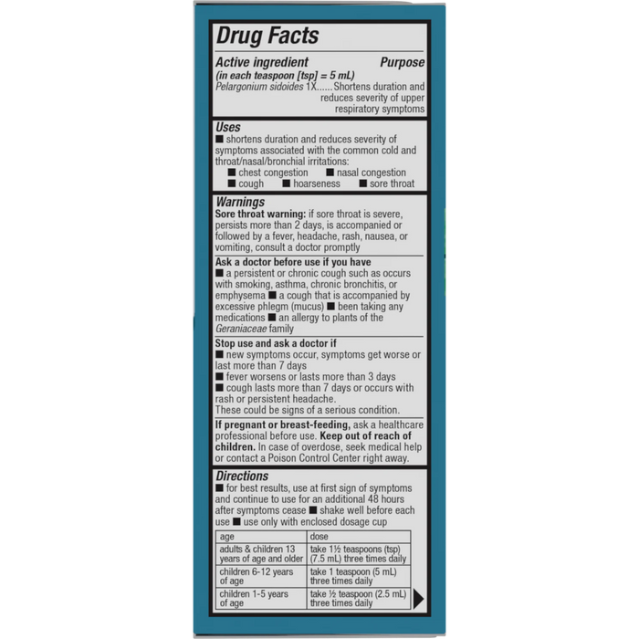 Nature's Way Umcka ColdCare Kids Cherry Syrup - 4 oz