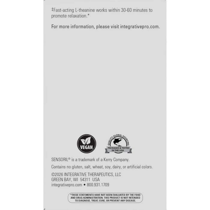 Integrative Therapeutics Cortisol Manager Calm Drink Mix - 30 Packets