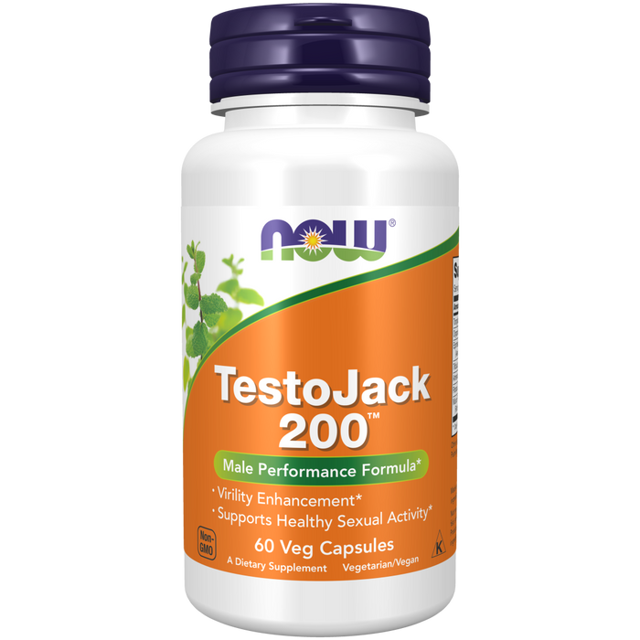 Now Foods Testojack 200™ mg - 60 Capsules Temporoary - Health As It Ought to Be