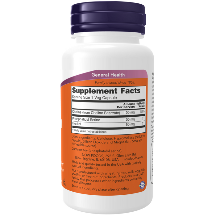 Now Foods Phosphatidyl Serine 100 mg - 60 Veg Capsules