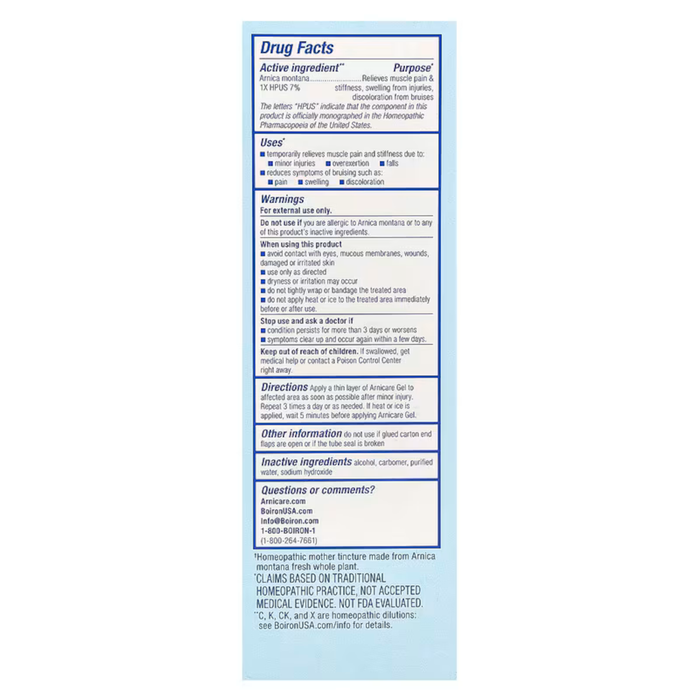 Boiron Arnicare Arnica Gel - 4.2 oz - Health As It Ought to Be