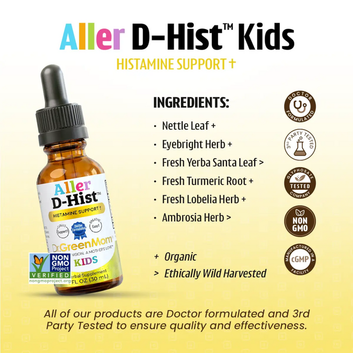 Dr. Green Mom Kids D-Hist - 1 fl oz.