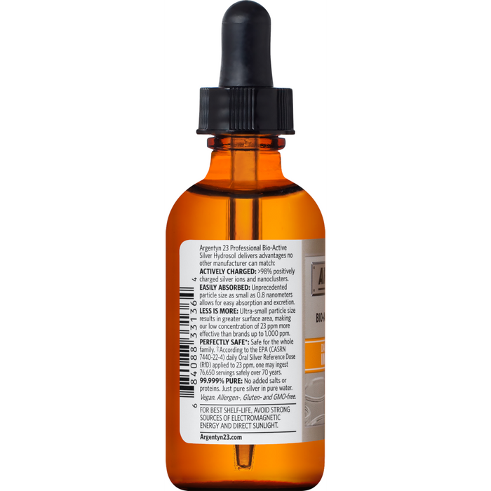 Natural Immunogenics Corp. Argentyn 23® Colloidal SILVER - Dropper 2 oz. - Health As It Ought to Be