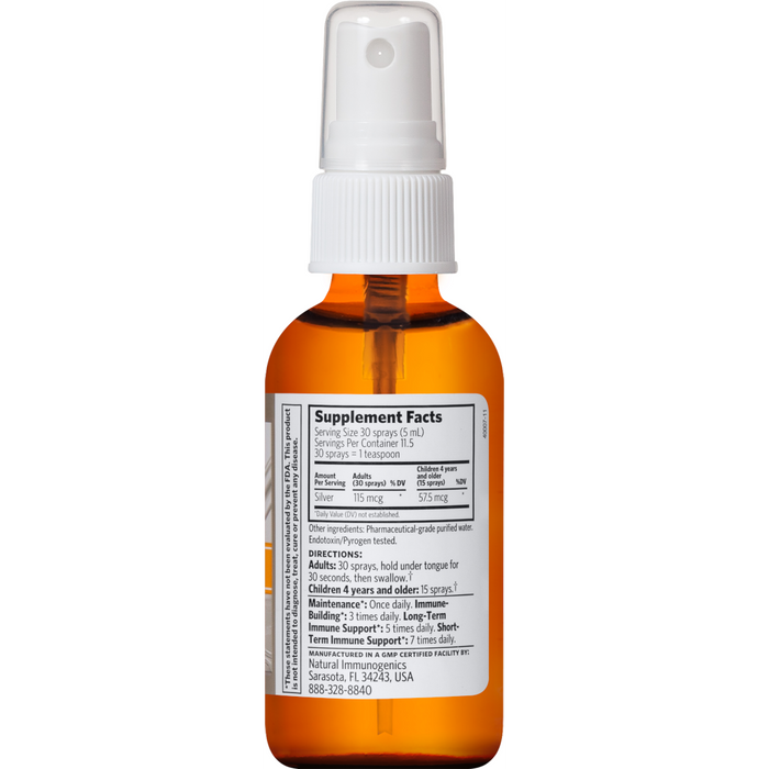 Natural Immunogenics Corp. Argentyn 23® Colloidal SILVER Throat Spray- 2 oz. - Health As It Ought to Be