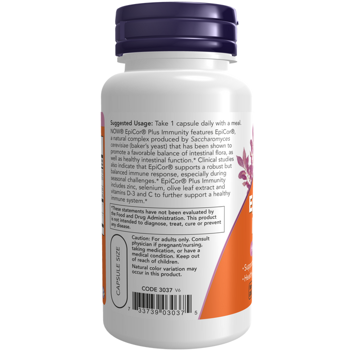 Now Foods EpiCor Plus Immunity - 60 Veg Capsules - Health As It Ought to Be