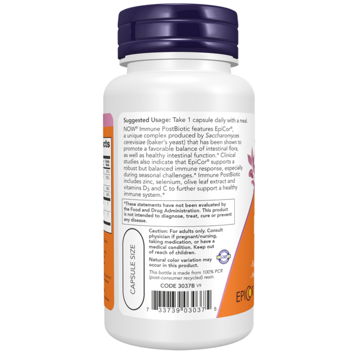 Now Foods Immune PostBiotic (previously EpiCor Plus Immunity) - 60 Veg Capsules