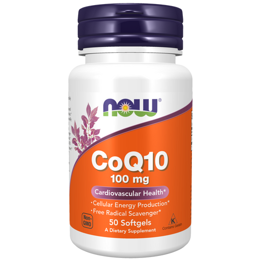 Now Foods CoQ10 100 mg - 50 Softgels - Health As It Ought to Be
