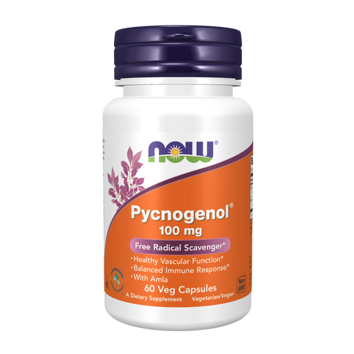 Now Foods Pycnogenol 100 mg - 60 Capsules - Health As It Ought to Be