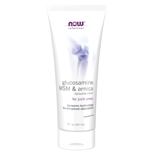 Now Foods Glucosamine, MSM & Arnica Liposome Lotion - 8 fl. oz. - Health As It Ought to Be