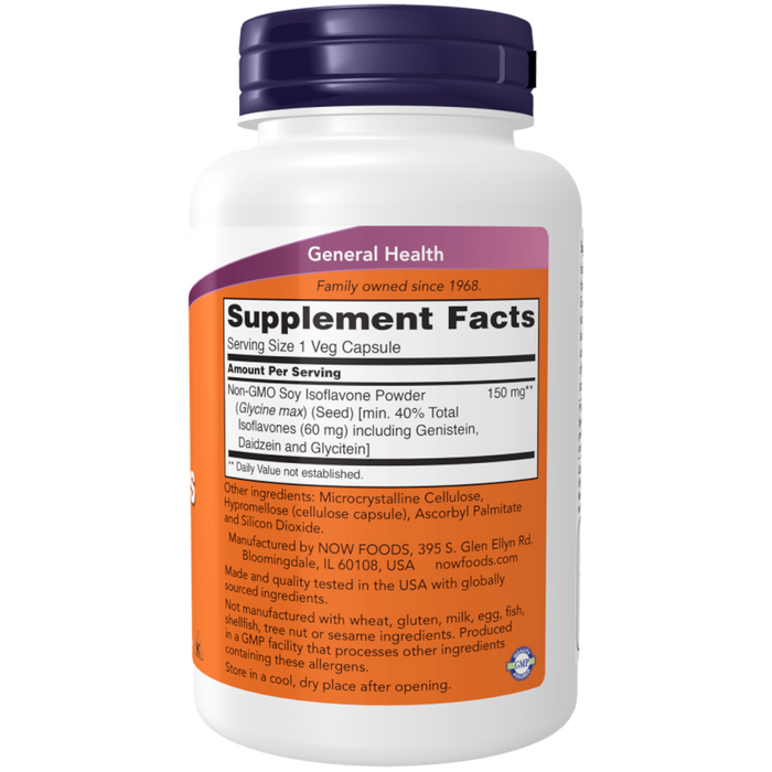 Now Foods Soy Isoflavones 60 mg - 120 Veg Capsules