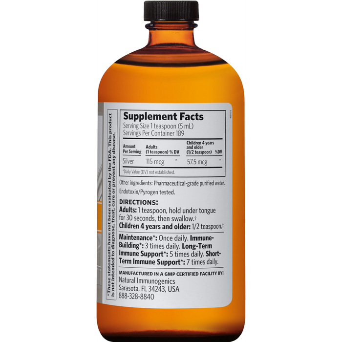 Natural Immunogenics Corp. Argentyn 23® Colloidal SILVER - 32 oz. - Health As It Ought to Be