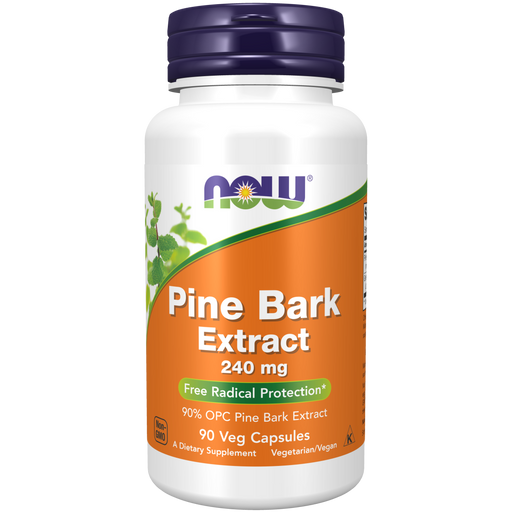 zSTACY Now Foods Pine Bark Extract 240 mg - 90 Veg Capsules - Health As It Ought to Be