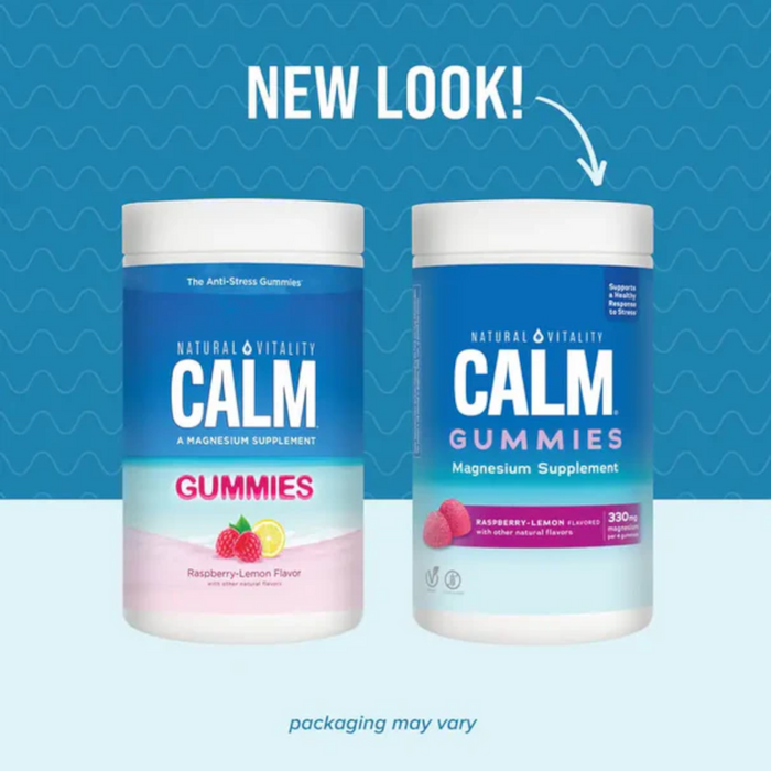 Natural Vitality Natural Calm Gummies - 120 Gummies - Health As It Ought to Be