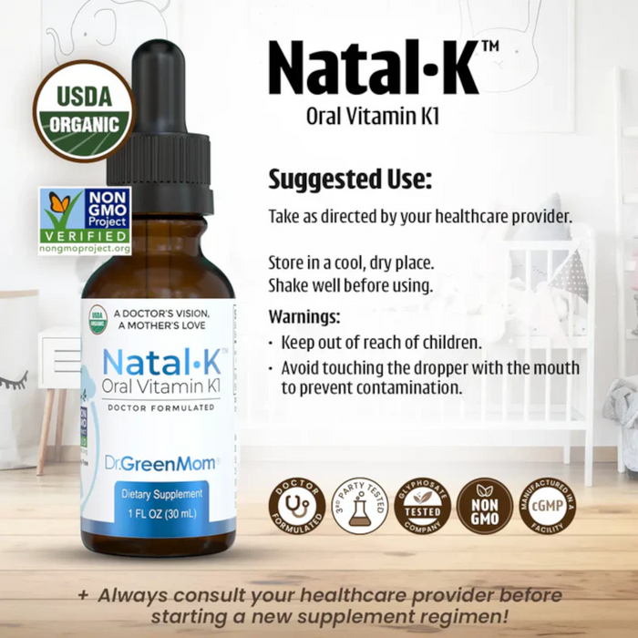 Dr. Green Mom Natal K - 1 oz. - Health As It Ought to Be