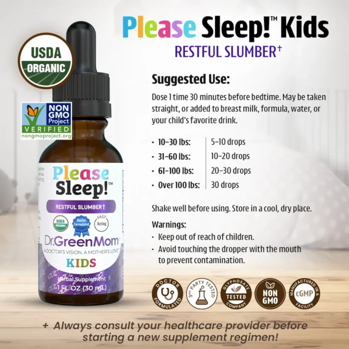 Dr. Green Mom Please Sleep - 1 fl oz.
