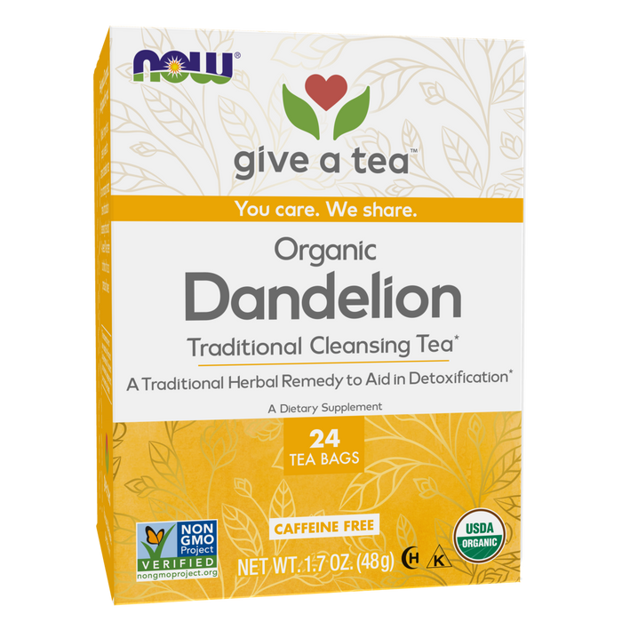 Now Foods Dandelion Cleansing Herbal Tea - 24 Tea Bags