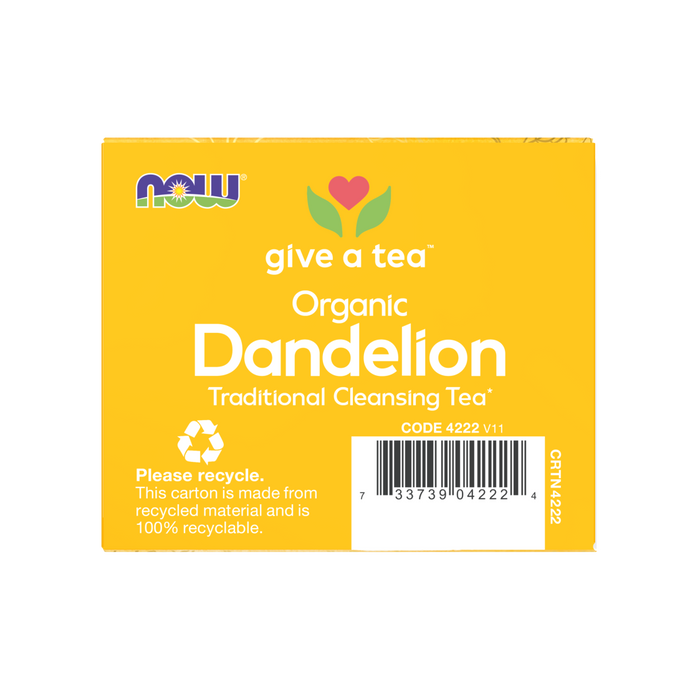 Now Foods Dandelion Cleansing Herbal Tea - 24 Tea Bags
