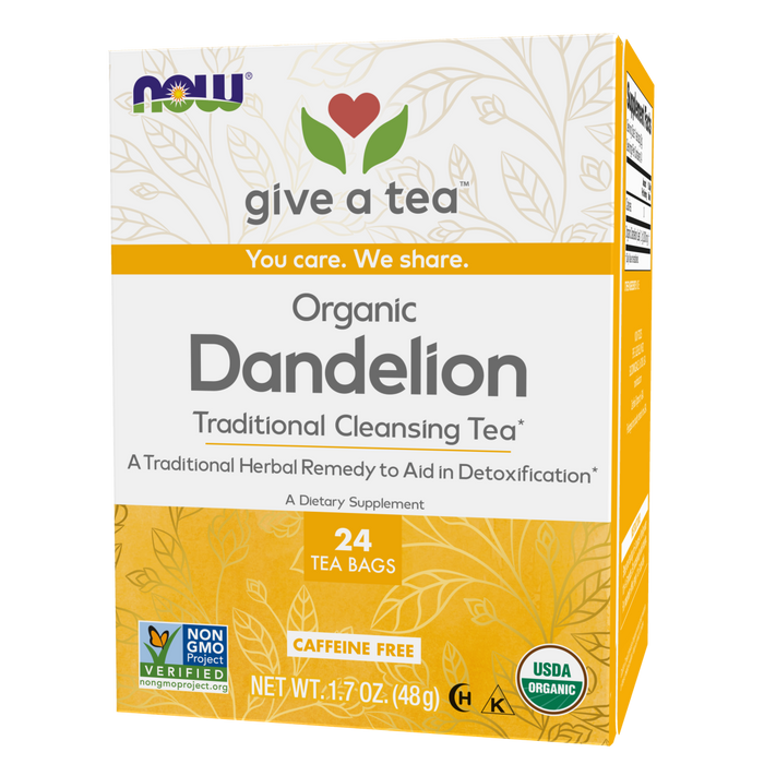 Now Foods Dandelion Cleansing Herbal Tea - 24 Tea Bags