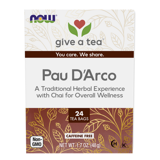 Now Foods Pau D'Arco Tea - 24 Tea Bags - Health As It Ought to Be