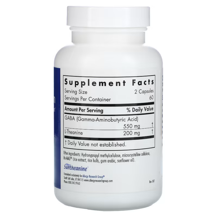 Allergy Research Group 200mg of Zen - 120 Capsules - Health As It Ought to Be