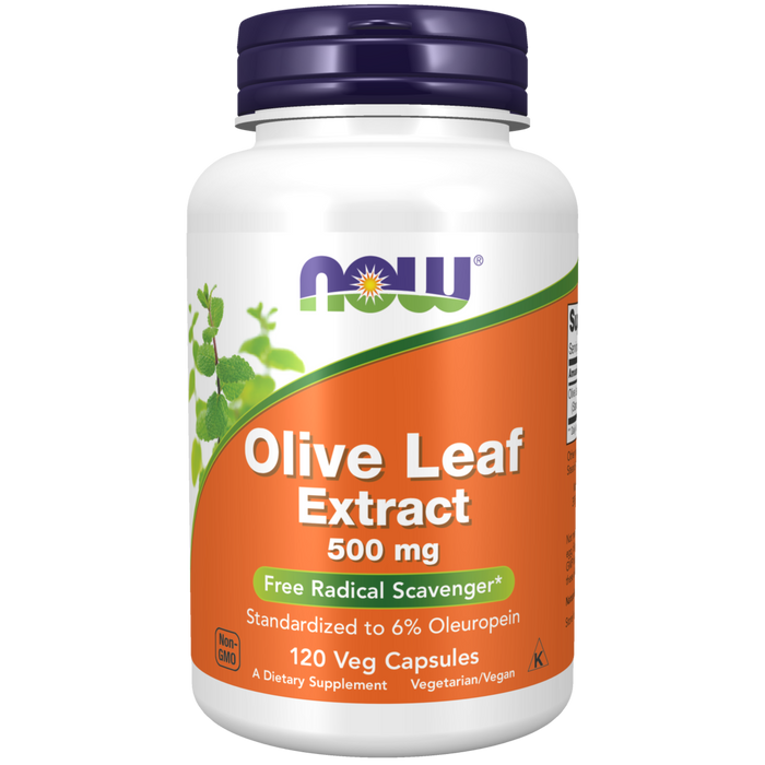 Now Foods Olive Leaf Extract 500 mg - 120 Veg Capsules