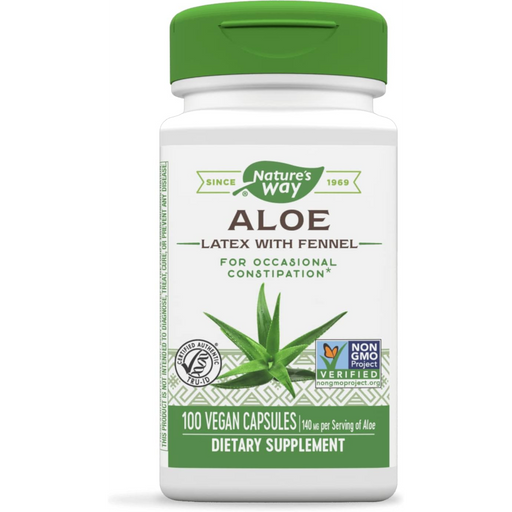 Nature's Way Aloe Vera - 100 Capsules - Health As It Ought to Be