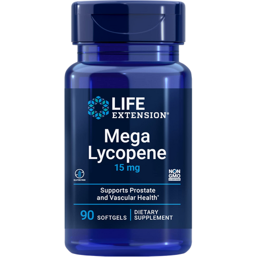 Life Extension Mega Lycopene 15 mg - 90 Softgels - Health As It Ought to Be