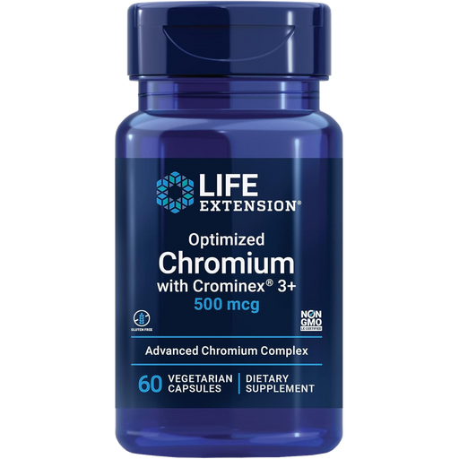 Life Extension Optimized Chromium with Crominex - 60 Vegetarian Capsules - Health As It Ought to Be