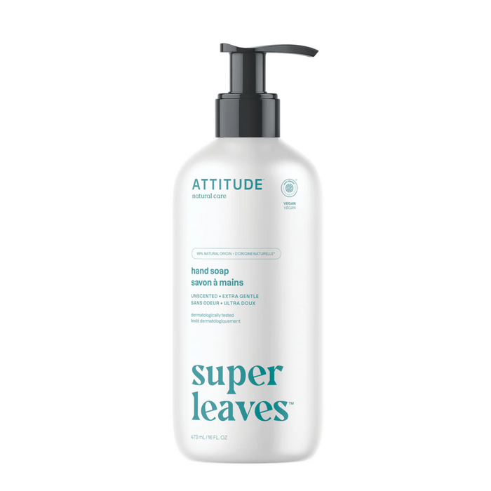 Attitude Super Leaves Unscented Hand Soap - 16 fl oz.