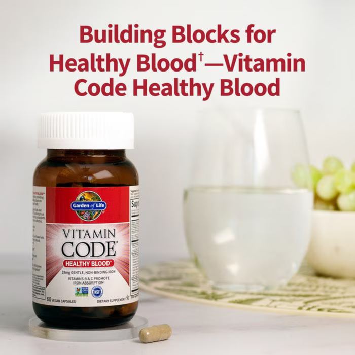 Garden of Life Healthy Blood - 60 Capsules - Health As It Ought to Be