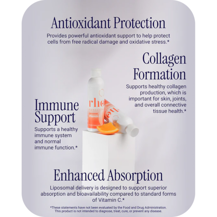 Rho Nutrition Liposomal Vitamin C - 5 fl oz. - Health As It Ought to Be