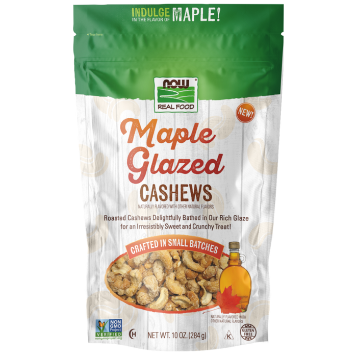 Now Foods Maple Glazed Cashews - 10 oz.