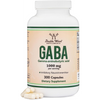 Double Wood Supplements GABA 1000 mg - 300 Capsules - Health As It Ought to Be