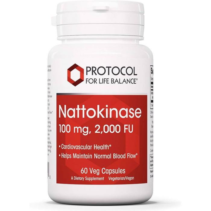 Protocol For Life Balance Nattokinase - 60 Veg Capsules - Health As It Ought to Be