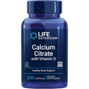 Life Extension Calcium Citrate with Vitamin D - 200 Capsules - Health As It Ought to Be