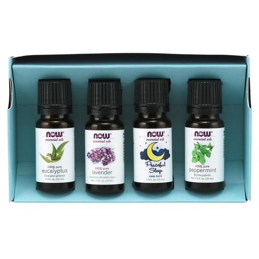 Now Foods > Let There Be Peace and Quiet Essential Oil Kit - 4 bottles (1/3 oz each) PATIENT ONLY - Health As It Ought to Be