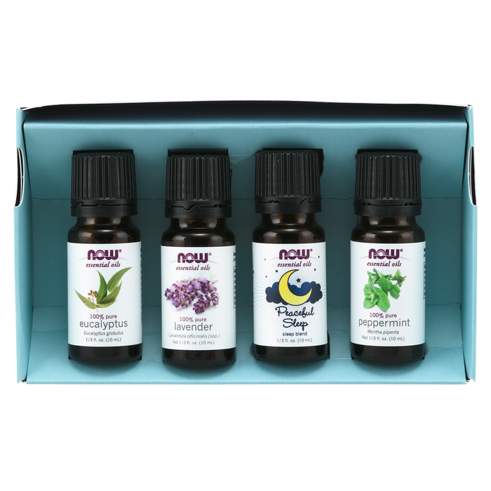 Now Foods > Let There Be Peace and Quiet Essential Oil Kit - 4 bottles (1/3 oz each) PATIENT ONLY - Health As It Ought to Be